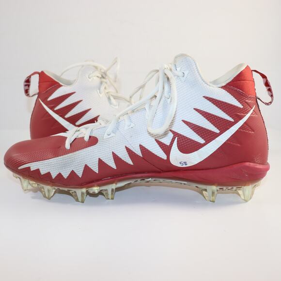 Nike Alpha Menace Pro 2 Football Cleats – Size 13 – Red/White - Picture 6 of 7